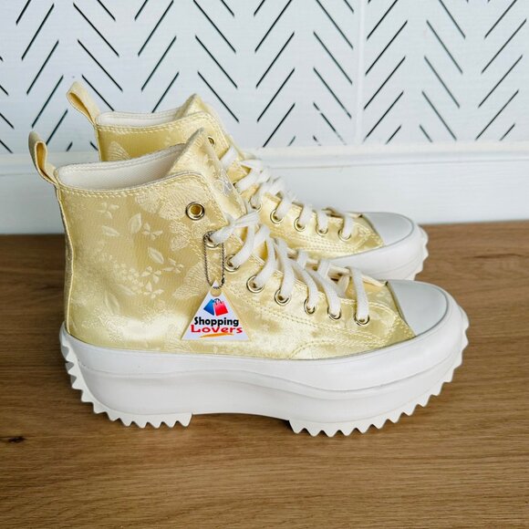 ⭐Rare Converse Run Star Hike Hi Platform Sz 8 Womens Shoes Satin Sneaker A06828C - Picture 12 of 14